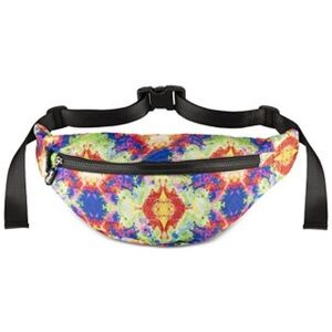 The Phluid Project Rainbow Tie-Dyed Fanny Pack Belt Bag